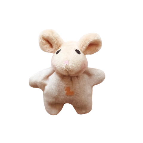Tiny Linen Mouse - Natural