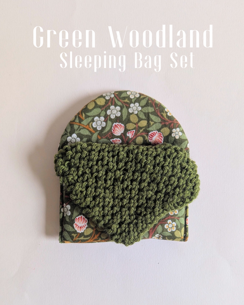 Green Woodland- Sleeping Bag Set