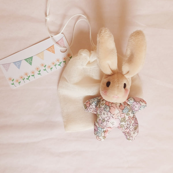 Tiny bunnies - 'Michelle'Liberty print, ears up