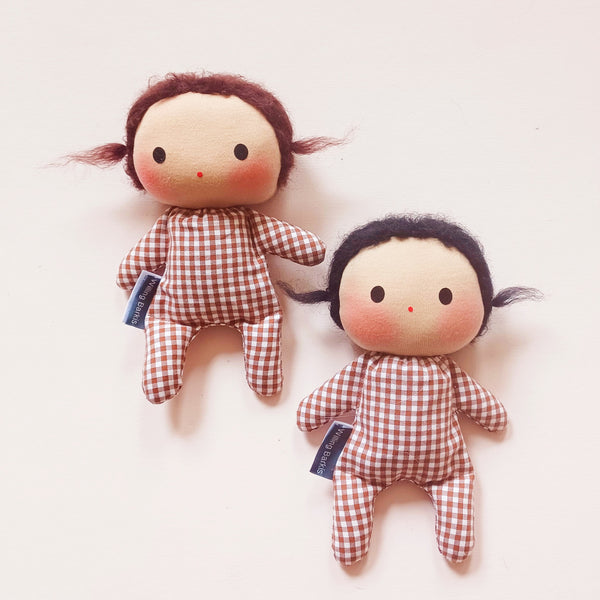 Baby Doll - Gingham check 25cms tall