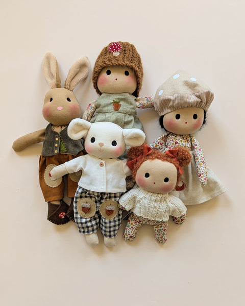 Linen collarless shirt