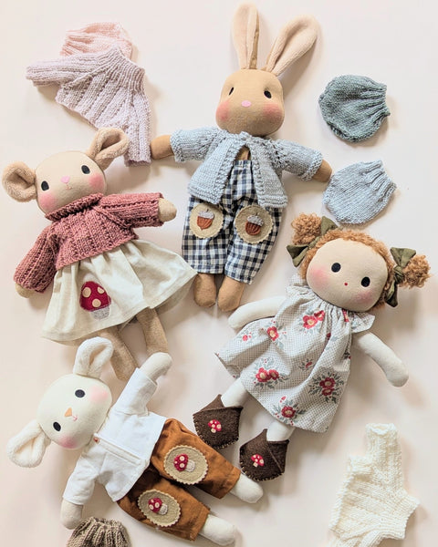 Cardigan set Sea Foam blue  (full length)