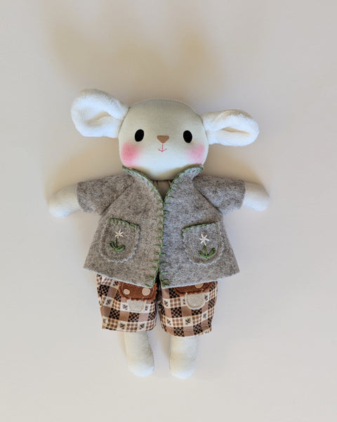 Embroidered wool jacket