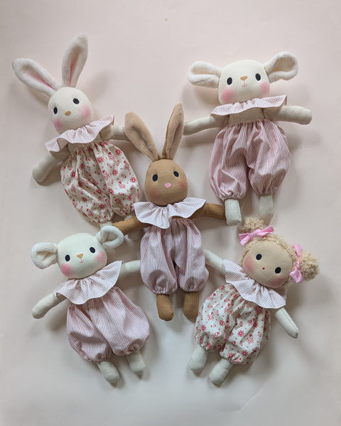 Pantaloon and ruffle set stripes & Spots