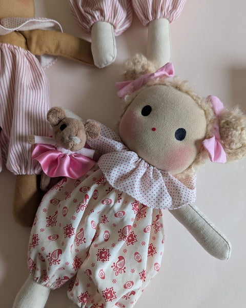 Pantaloon and ruffle set Paisley & Spots