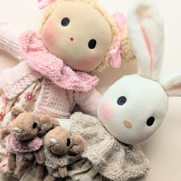 Shell pink Cardigan & Bloomers