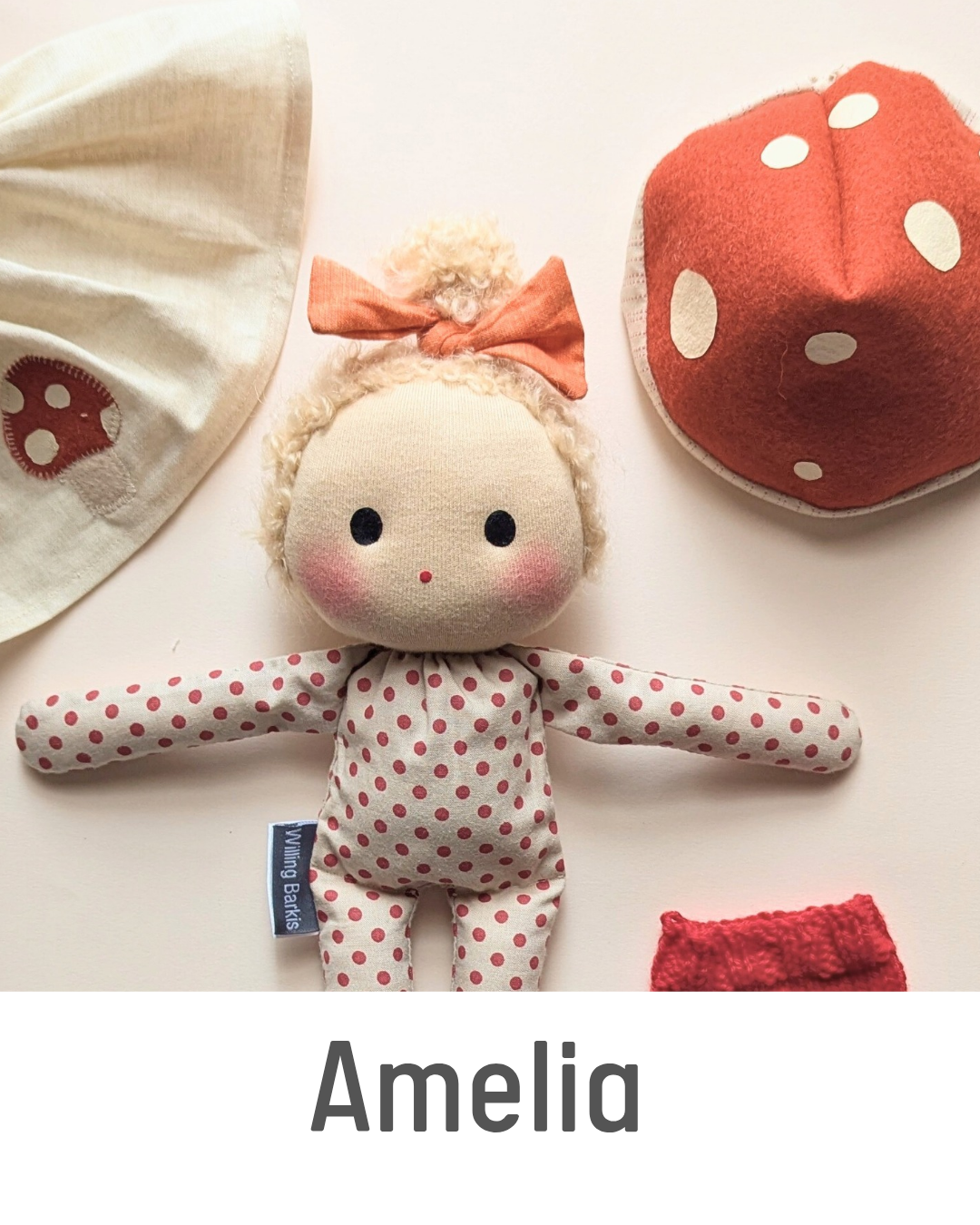 Amelia Doll & Clothes Set -one of a kind doll