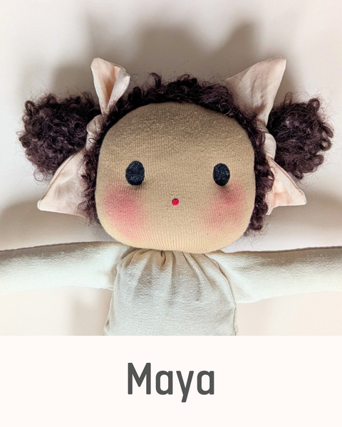 Maya - dress up doll - Brown Hair