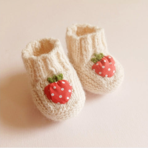 Strawberry booties