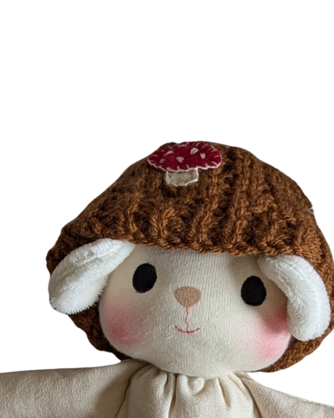 Mushroom motif hat