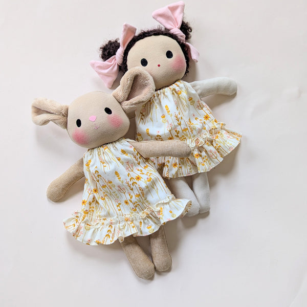 Frivolous summer frock - yellow