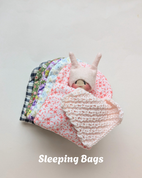 Sleeping bag & blanket set (for worry bugs)
