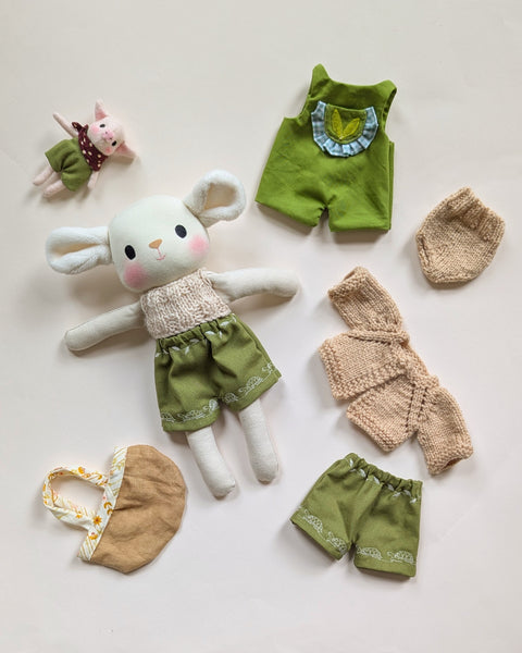 Chunky cardigan and bloomer set - caramel