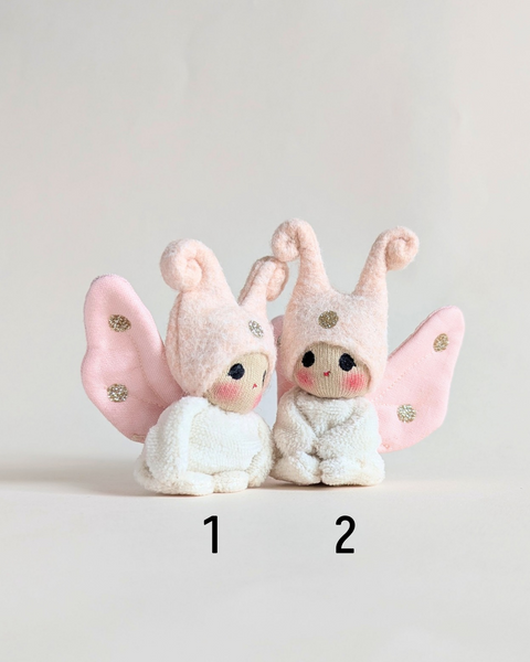 Baby Bugs - Pink with glitter