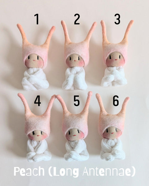 Worry Bugs - Peach(Long Antennae)