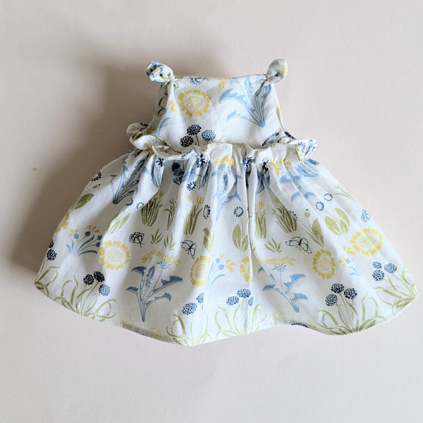 Waist frill detail dress - summer floral