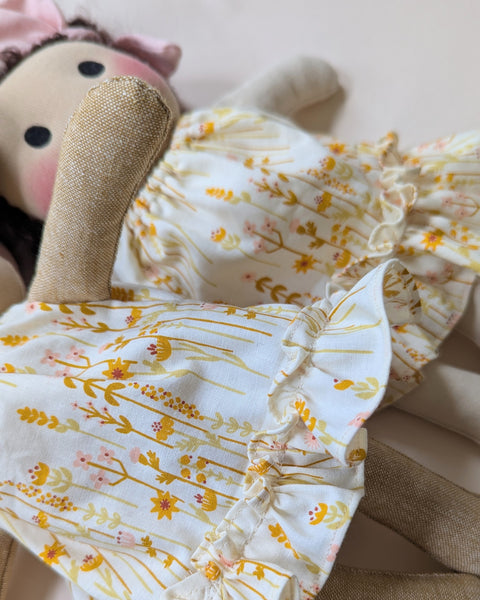 Frivolous summer frock - yellow