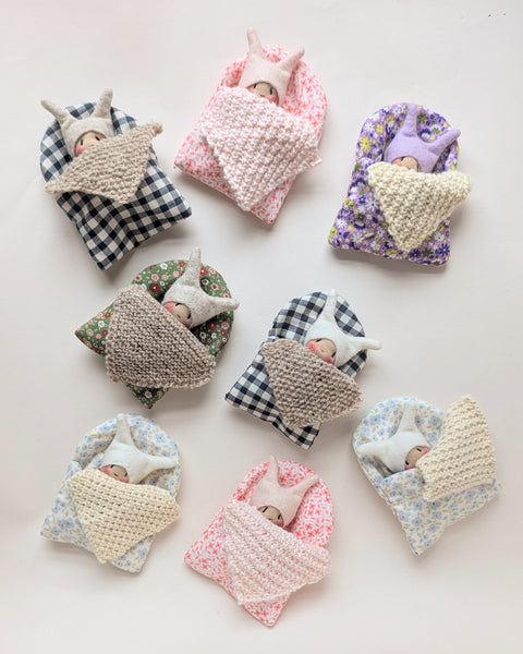 Sleeping bag & blanket set (for worry bugs)
