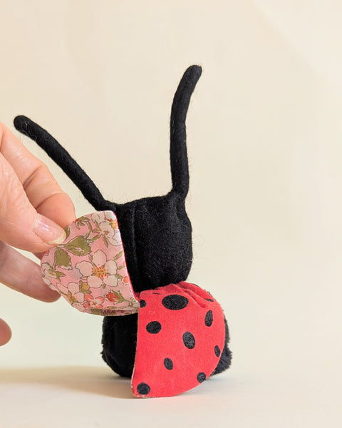 Ladybird plush toy (large)