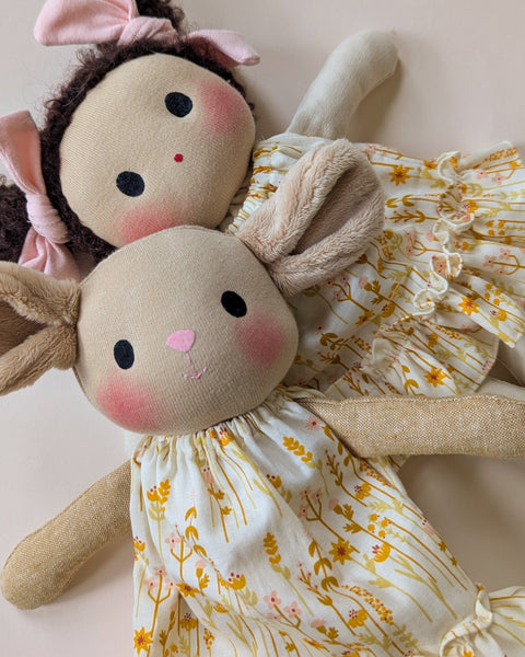 Frivolous summer frock - yellow