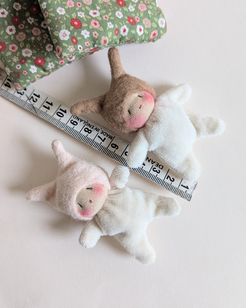 Tiny Worry Bugs with sleeping bags