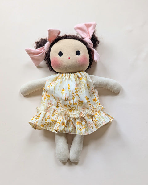 Frivolous summer frock - yellow