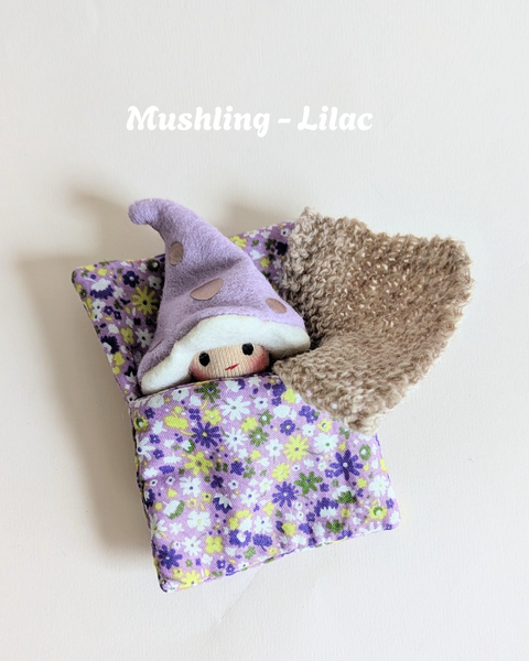 Mushling - lilac with pouch