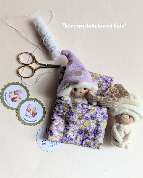 Mushling - lilac with pouch